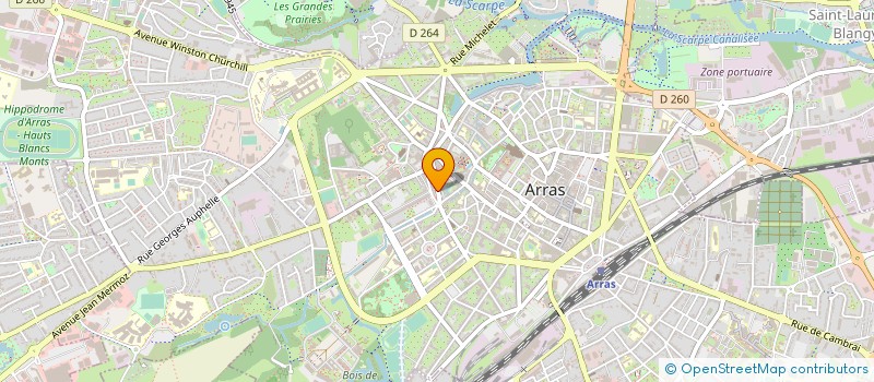 localisation de l'entreprise JCE NORD à ARRAS