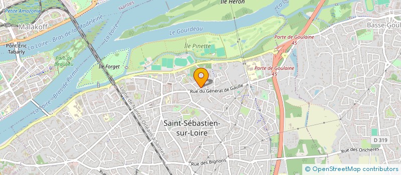 localisation de l'entreprise JCE PATRIMOINE à SAINT-SEBASTIEN-SUR-LOIRE