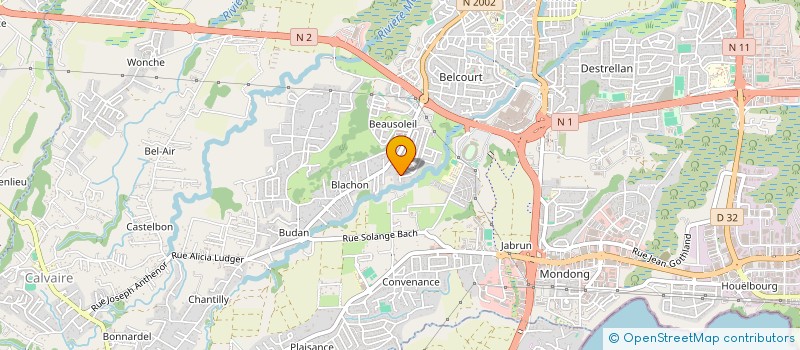 localisation de l'entreprise JCE PRESTATIONS  BAIE-MAHAULT