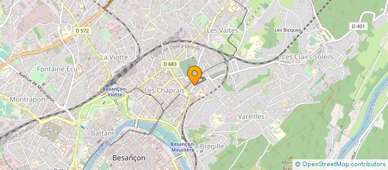 localisation de l'entreprise JCE PROMOTION  BESANCON