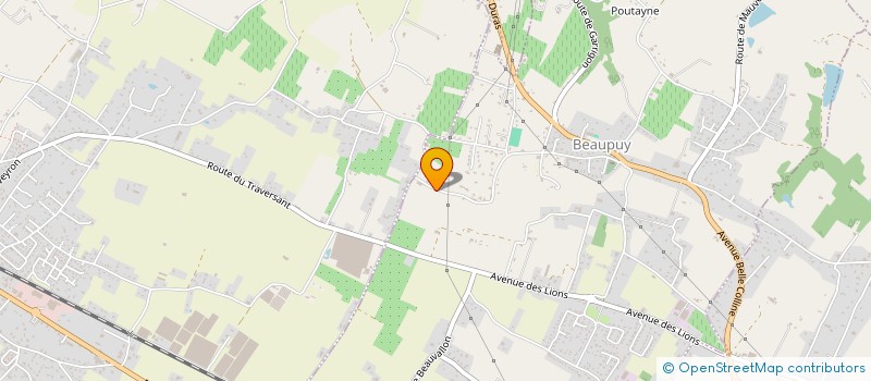 localisation de l'entreprise JCE TONOLI  BEAUPUY