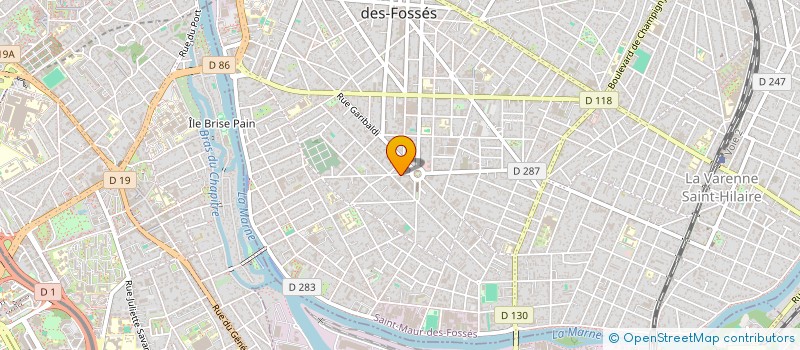 localisation de l'entreprise JCE2A à SAINT-MAUR-DES-FOSSES