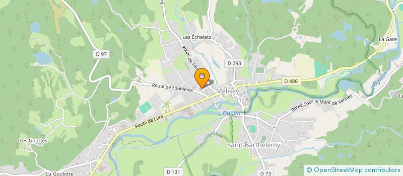 localisation de l'entreprise JCEC  MELISEY