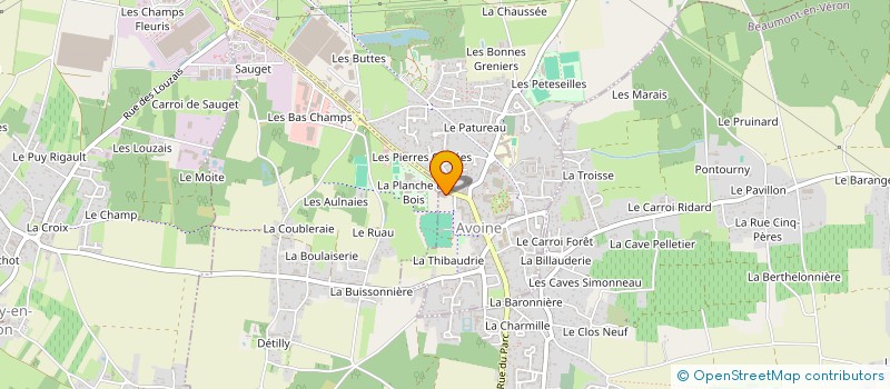 localisation de l'entreprise JCEG à AVOINE