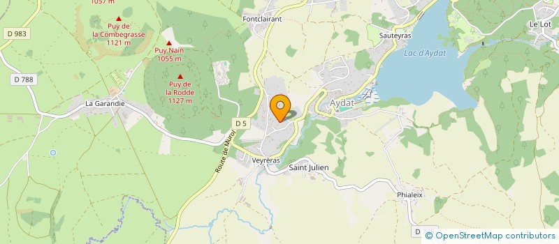 localisation de l'entreprise JCEL2  AYDAT