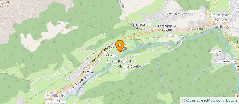 localisation de l'entreprise JCERM  LES VILLARDS-SUR-THONES