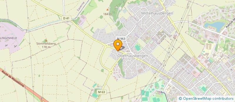 localisation de l'entreprise JCF à OBERHAUSBERGEN