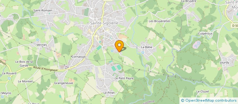 localisation de l'entreprise JCF à SAINTE-SIGOLENE