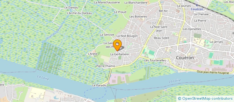 localisation de l'entreprise JCF à COUERON