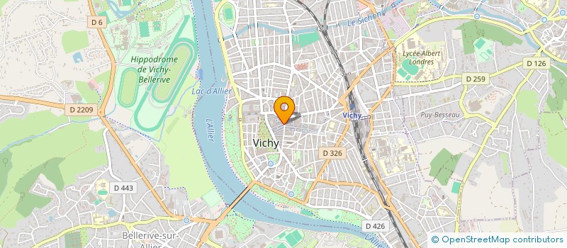 localisation de l'entreprise JCF CAFE à VICHY