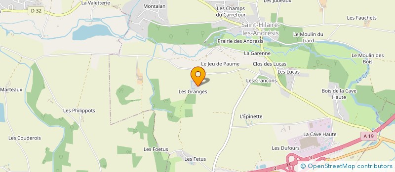 localisation de l'entreprise JCF CONSTRUCTIONS à SAINT-HILAIRE-LES-ANDRESIS