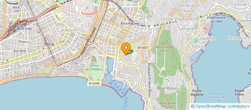 localisation de l'entreprise JCF IMMO à NICE