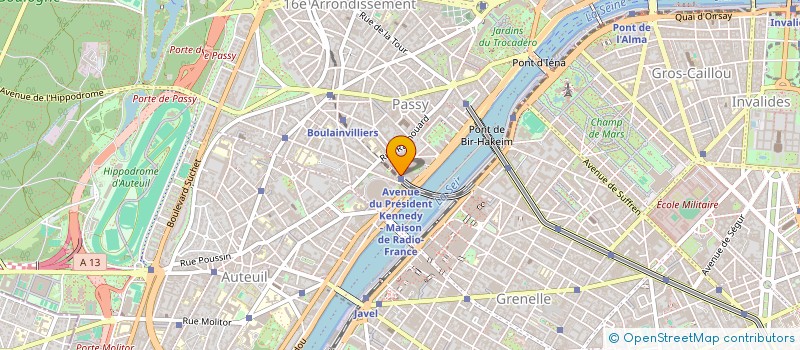 localisation de l'entreprise JCF PARTNERS à PARIS