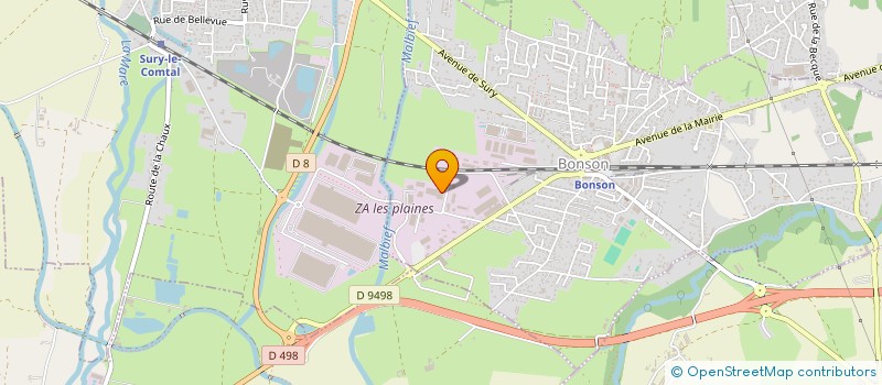 localisation de l'entreprise JCFA FONCIER  BONSON