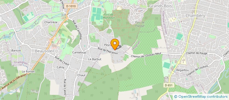 localisation de l'entreprise JCFB à GRADIGNAN