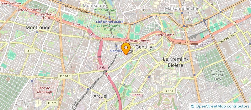 localisation de l'entreprise JCFORMATIONS à GENTILLY