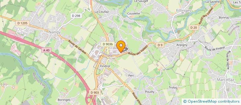 localisation de l'entreprise JCFOURNIRETRORESTO à FILLINGES