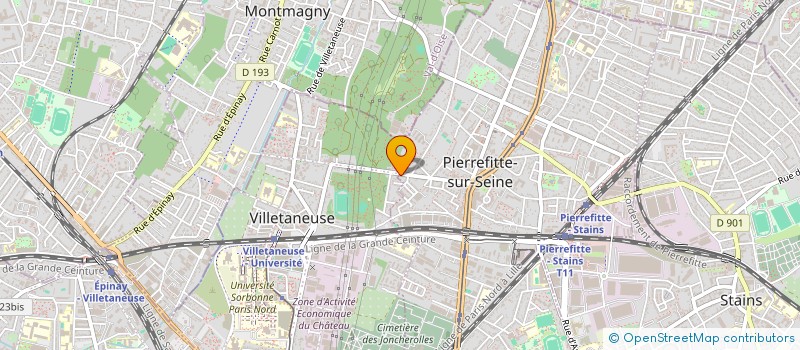 localisation de l'entreprise JCFRANCEFORMATION à PIERREFITTE-SUR-SEINE