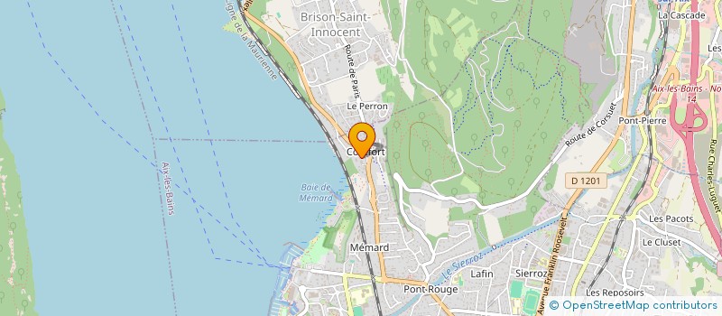 localisation de l'entreprise JCG à AIX-LES-BAINS