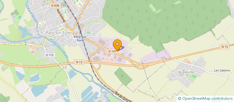 localisation de l'entreprise JCG  PACY-SUR-EURE