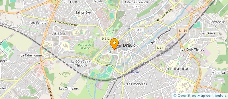 localisation de l'entreprise JCG à DREUX