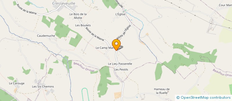 localisation de l'entreprise JCG  CRESSEVEUILLE