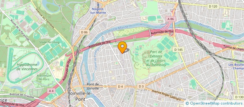localisation de l'entreprise JCG à CHAMPIGNY-SUR-MARNE