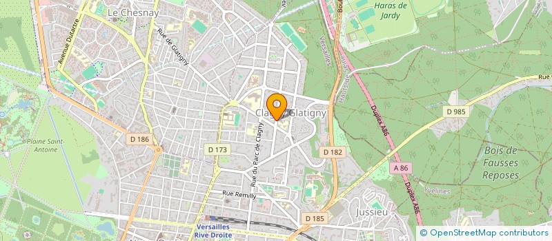 localisation de l'entreprise JCG CAPITAL à VERSAILLES