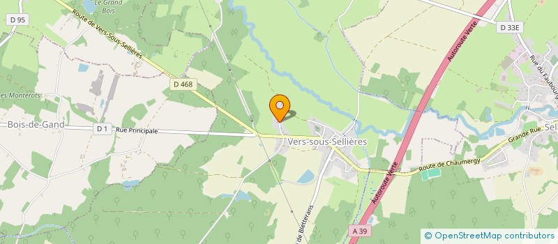 localisation de l'entreprise JCG-CHAMP DU MONT  VERS-SOUS-SELLIERES