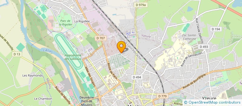 localisation de l'entreprise JCG CONCEPT à MOULINS