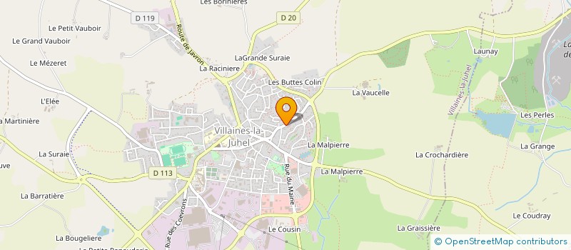 localisation de l'entreprise JCG HATTE  VILLAINES-LA-JUHEL