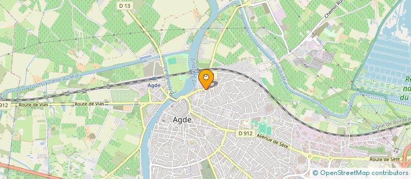localisation de l'entreprise JCG IMMOBILIER  AGDE