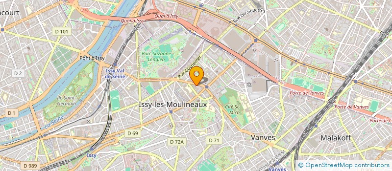 localisation de l'entreprise JCG KIDS à ISSY-LES-MOULINEAUX