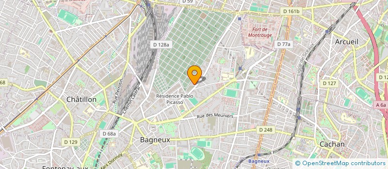 localisation de l'entreprise JCG TRANS à BAGNEUX