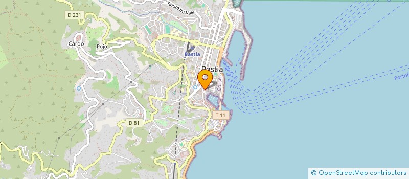 localisation de l'entreprise JCGM à BASTIA