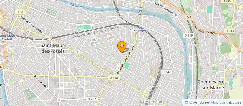 localisation de l'entreprise JCGT à SAINT-MAUR-DES-FOSSES