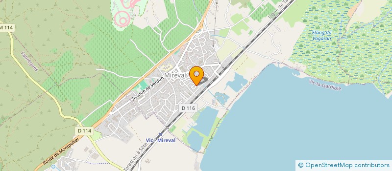 localisation de l'entreprise JCH  MIREVAL