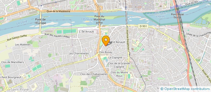 localisation de l'entreprise JCH ADVICE à ORLEANS