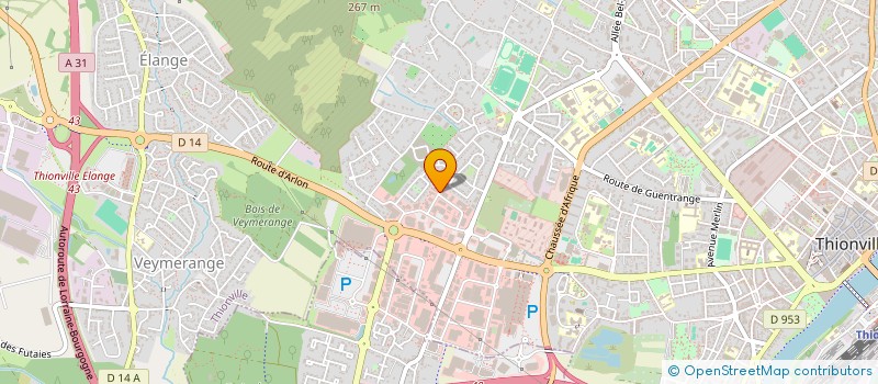 localisation de l'entreprise JCH IMMOBILIER à THIONVILLE