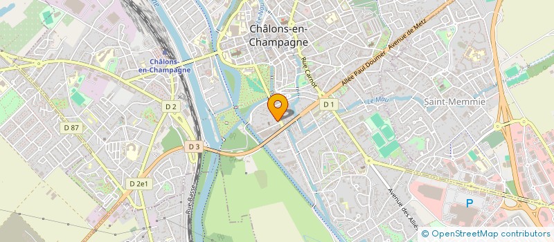 localisation de l'entreprise JCH INVEST à CHALONS-EN-CHAMPAGNE