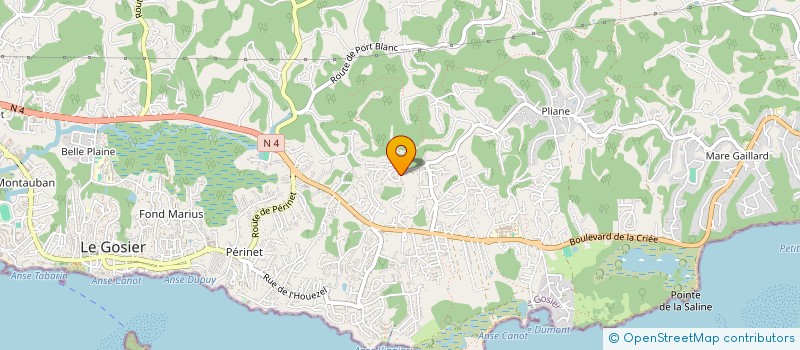 localisation de l'entreprise JCHDG  LE GOSIER