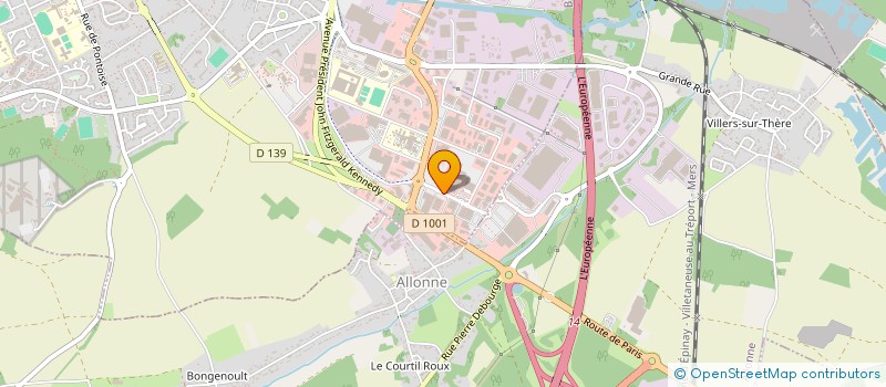 localisation de l'entreprise JCHL  BEAUVAIS