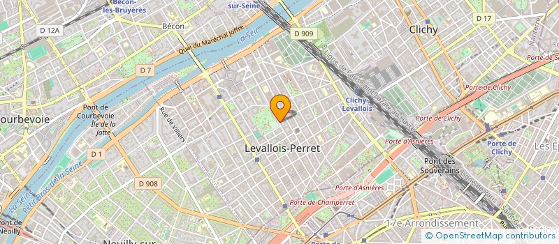 localisation de l'entreprise JCHM à LEVALLOIS PERRET