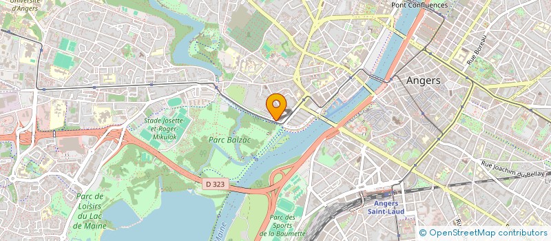localisation de l'entreprise JCHSC FINANCES à ANGERS