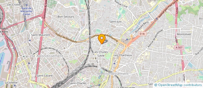 localisation de l'entreprise JCIF DISPATCHING à MARSEILLE
