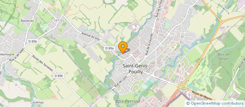 localisation de l'entreprise JCJ à SAINT-GENIS-POUILLY
