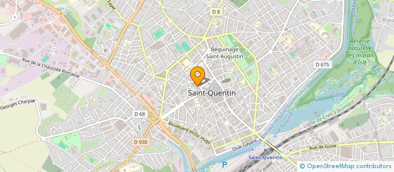 localisation de l'entreprise JCJ à SAINT-QUENTIN