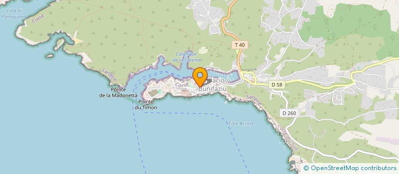 localisation de l'entreprise JCJ FIGARI à BONIFACIO