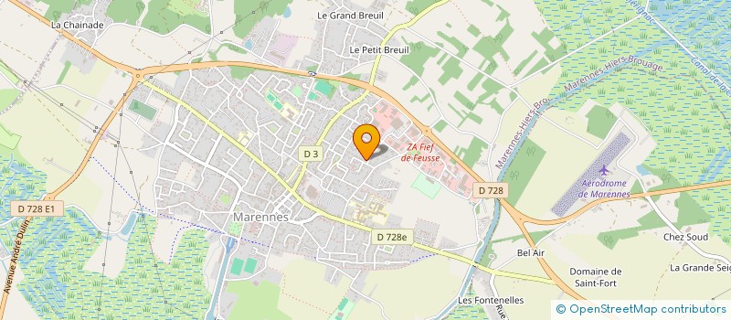 localisation de l'entreprise JCJ IMMO 17  MARENNES-HIERS-BROUAGE