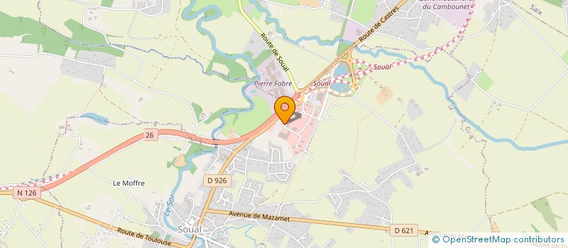 localisation de l'entreprise JCJ IMMO  SOUAL